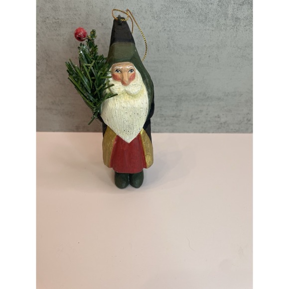 Vtg HOUSE OF HATTEN CHRISTMAS SANTA  CLAUSE FIGURINE  Ornament 1995 - Picture 5 of 8